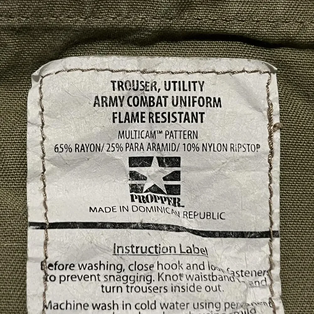 Propper Army Combat Uniform Multicam FR Ripstop Cargo Pants Men Camo Small Short